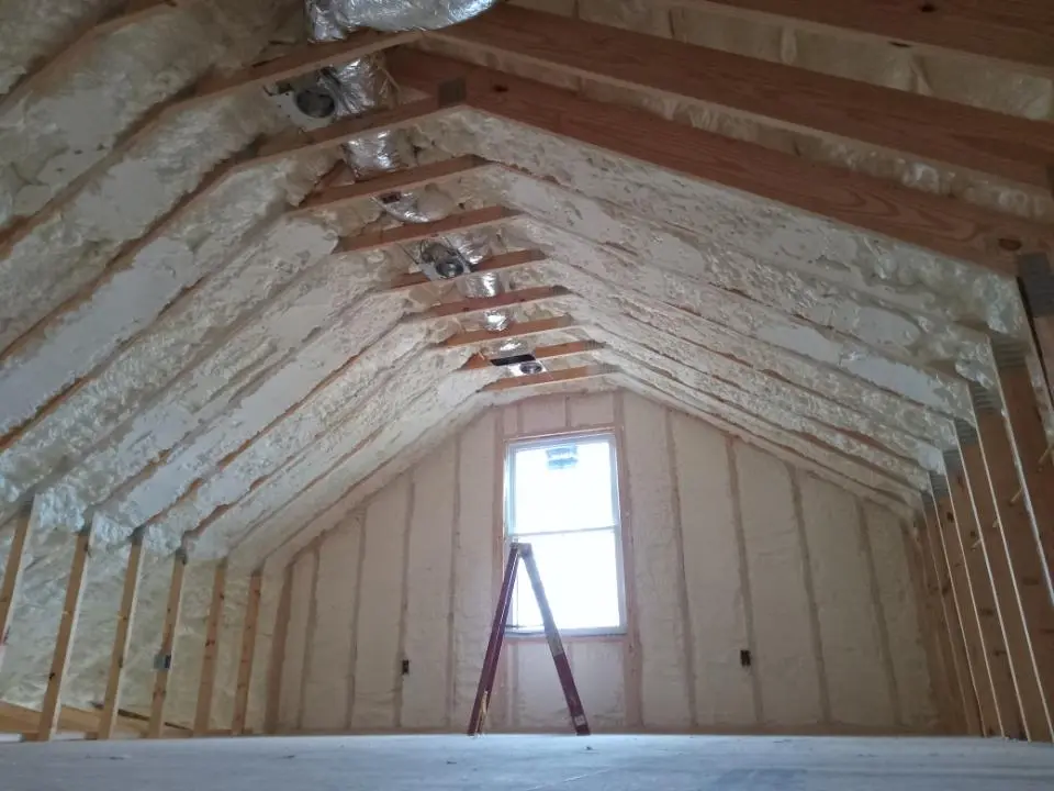 Spray foam roofing application for Crawl Space Insulation project in Totowa